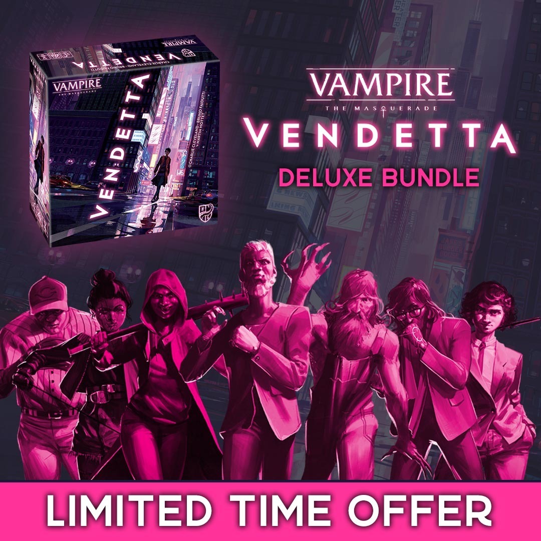 Get the Vampire: The Masquerade – Vendetta deluxe bundle for a